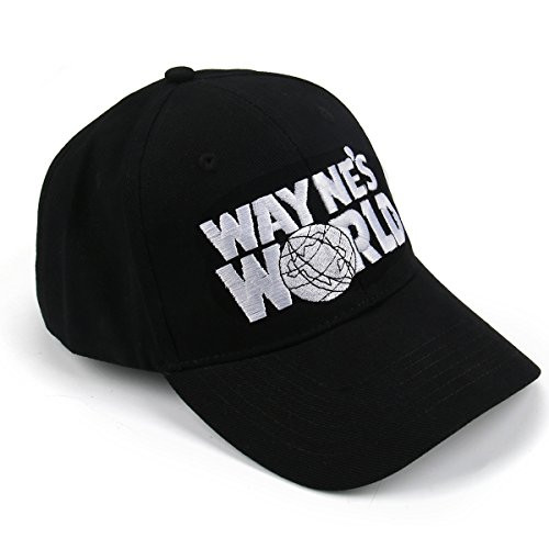 Wayne's Embroidered Trucker Unisex Adult Adjustable Black Baseball Hat Cap
