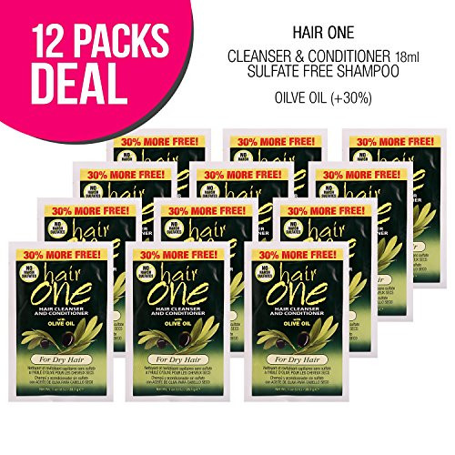 -12 PACK- FISK IPSE One Hair Cleanser  and  Conditioner 18ml-Sulfate FREE Shampoo--Olive Oil - plus30 percent-