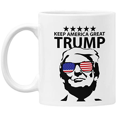 Keep America Great - Make America Great Again - Donald Trump Mug - Republican Coffee Mug - President Gifts - Election Decor - 11oz - Microwave and Dishwasher Safe - By GTR SOURCE corp.