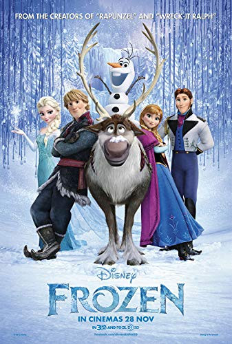 Rock-Poster Frozen -2013 Film- Musical Fantasy Movie Poster and Prints Unframed Wall Art Gifts Decor 11x17