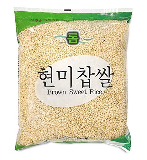 ROM AMERICA -2 Pound- Brown Sweet Rice Sticky Rice Glutinous Rice ????