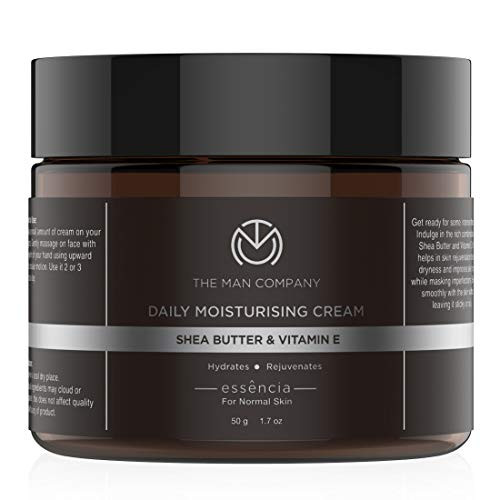 The Man Company Daily Moisturising Cream with Shea Butter and Vitamin E for all Skin types -50gm-