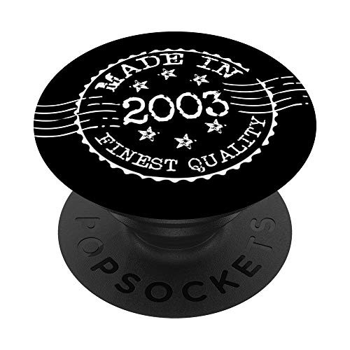 Birthday Gift Son 18 Years Old Gifts for Men Him 2003 PopSockets PopGrip- Swappable Grip for Phones  and  Tablets
