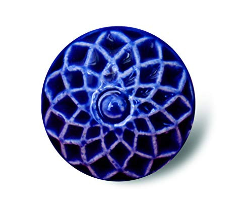 Aura Creations Ceramic knobs and pulls Cabinet Drawer Kitchen Handles Cupboard Handles Door Dresser Pull Knobs Set of 6