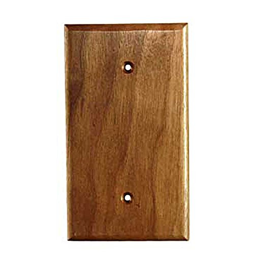 Sierra Lifestyles Traditional Switch Plate, 1 Blank, Black Walnut