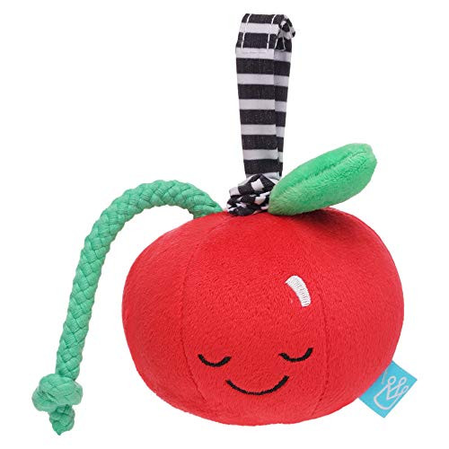 Manhattan Toy Mini-Apple Farm Cherry Brahm's Lullaby Pull Musical Toy with Crib or Baby Carrier Attachment