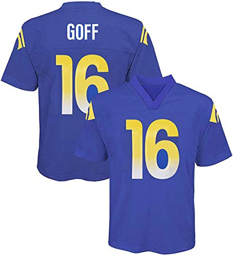 Outerstuff Jared Goff Los Angeles Rams NFL Boys Youth 8-20 Royal Blue Home Mid-Tier Jersey -Youth X-Large 18-20-