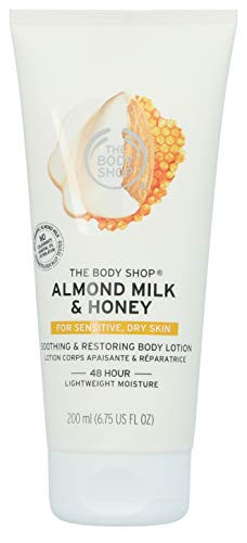 The Body Shop Almond Milk  and  Honey Body Lotion 6.75 Fl Oz