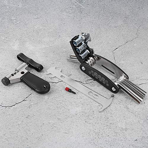 Bike Chain Removal Tools Repair Wrench Set High Hardness 16 in 1 for Ordinary Bicycle Chain