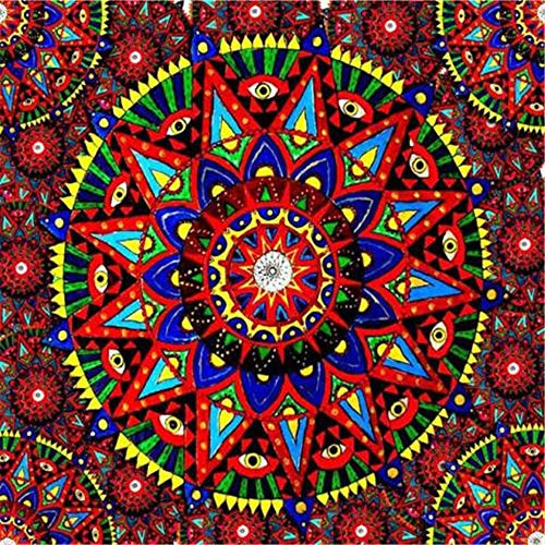 DIY 5D Diamond Painting by Number Kits feilin Full Drill Diamond Embroidery Kit Cross Stitch Painting Arts Craft Supply Home Wall Decor Mandala G 30x30cm