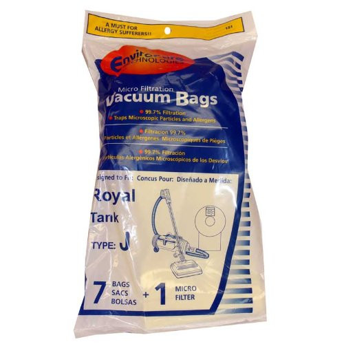 EnviroCare Paper Bag Type J Pony W-Filter Micro ENV 7PK
