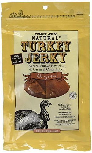 Trader Joe's Turkey Jerky 4 Oz -113g-