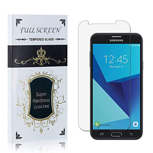 CUSKING Screen Protector for Galaxy J7 Prime-Galaxy On 7 HD Crystal Clear Tempered Glass Screen Protector for Samsung Galaxy J7 Prime-Galaxy On 7 9H Hardness Bubble Free 4 Pack CUSKING Screen Protector for Galaxy J7 Prime-Galaxy On 7 HD Crystal Clear Tempered Glass Screen Protector for Samsung Galaxy J7 Prime-Galaxy On 7 9H Hardness Bubble Free 4 Pack