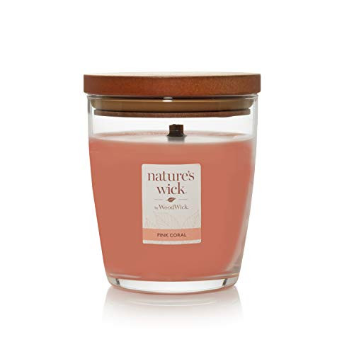 Nature's Wick Pink Coral Scented Candle 10 ounces