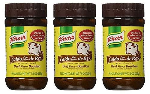 Knorr Beef Flavored Bouillon 7.9 Oz -Pack of 3-