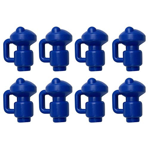 CALIDAKA 1.1" Diameter Trampoline Enclosure Pole Cap G Shaped Pole Caps Hook Enclosure Fixing Trampoline Pole Caps Thickened Top Net PP Fixing Trampoline Pole Caps 0.98 x 3.7inch