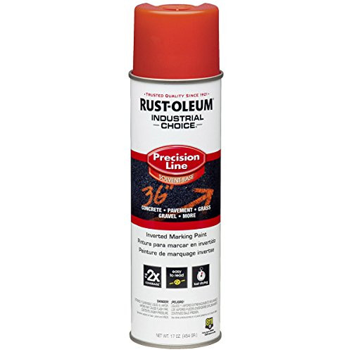 Rust-Oleum 1662838 Precision-Line 17 oz Industrial Choice Precision Line Inverted Marking Spray Pain