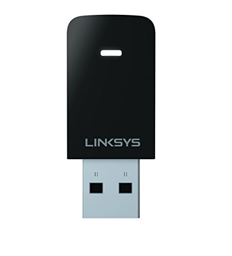 Linksys Max-Stream AC600 Dual-Band MU-MIMO USB Adapter (WUSB6100M) (Renewed)