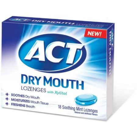 ACT Total Care Soothing Mint Dry Mouth Lozenges 18 Ea Pack of 2