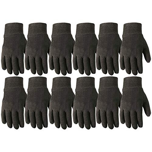 Wells Lamont Versatile Work Gloves  Lightweight Durable Comfortable Jersey  Basic 12-Pair Bulk Pack Large -506LZ-