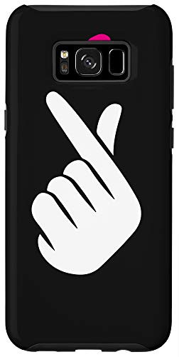 Galaxy S8 plus Korean Finger Heart Sign K-Pop Music Cute Novelty Lover Gift Case
