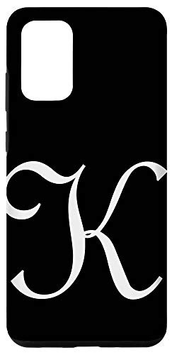 Galaxy S20 plus K Initial Letter Personalized Family Last Name Monogram Case