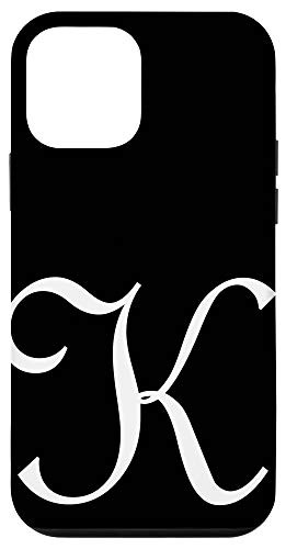 iPhone 12 mini K Initial Letter Personalized Family Last Name Monogram Case