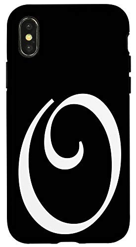 iPhone X-XS O Initial Letter Personalized Family Last Name Monogram Case