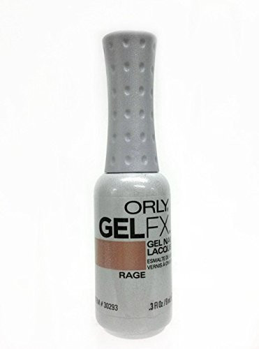 Orly GelFx Nail Lacquer Manicure Infused with Vitamin A and E Rage Gel 9 ml by Orly GelFX