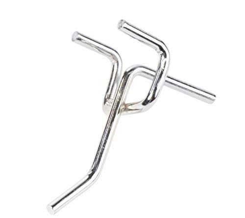 Pegboard Hooks - 50-Pack 2-Inch Pegboard Metal Hooks, Pegboard Hangers, Galvanized Shelving Hooks, Pegboard Organization, Pegboard Accessories