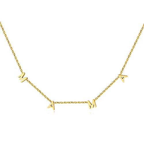 Necklace for Women MAMA Letter Necklaces for Women Mother Grandma Necklace Perfect Personalized Dainty 18K Gold Plated Jewelry Birthday Mother's Day Christmas Gifts Necklace for Women MAMA Letter Necklaces for Women Mother Grandma Necklace Perfect Personalized Dainty 18K Gold Plated Jewelry Birthday Mother's Day Christmas Gifts