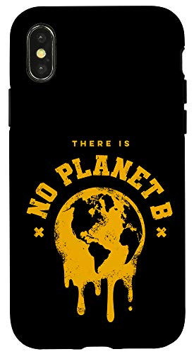 iPhone X-XS There Is No Planet B. Mother Earth Melting Earth Day Design Case