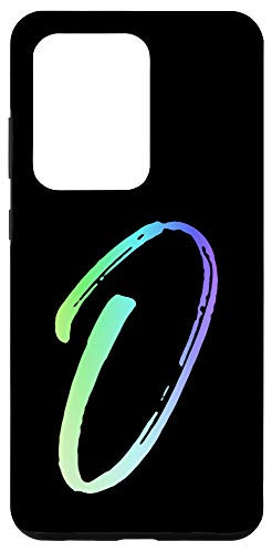 Galaxy S20 Ultra Initial O Phone Case Colorful Rainbow Bright Colors Letter O Case