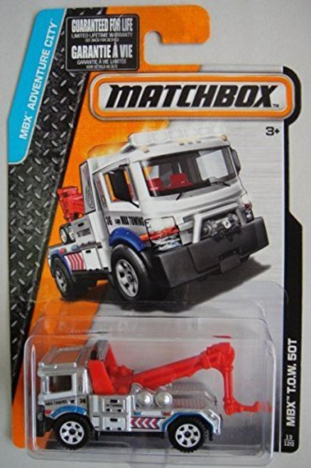 MATCHBOX MBX ADVENTURE CITY SILVER-RED MBX T.O.W. 50T 13-120 MATCHBOX MBX ADVENTURE CITY SILVER-RED MBX T.O.W. 50T 13-120