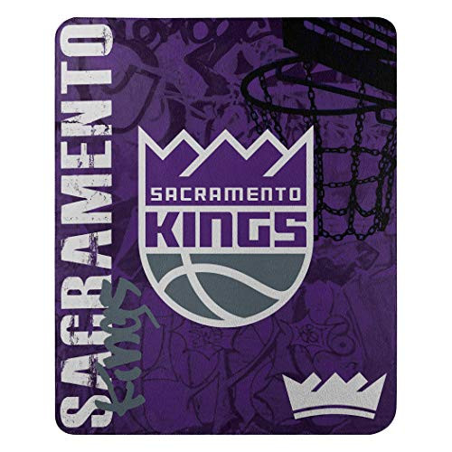 The Northwest Company NBA Sacramento Kings "Hard Knocks" Fleece Throw Blanket 50" x 60" Black The Northwest Company NBA Sacramento Kings "Hard Knocks" Fleece Throw Blanket 50" x 60" Black