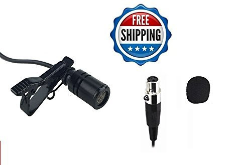 Mini Lavalier Lapel Microphone with 3 Pins XLR connector for AKG wireless