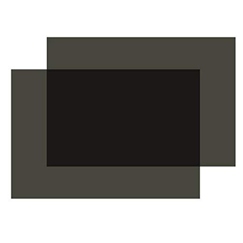 Polarized Film Sheets 2 PCS 7.8x11.8inches-20x30cm Adhesive Polarizer Linear Polarizing Filter for Screen Educational Physics