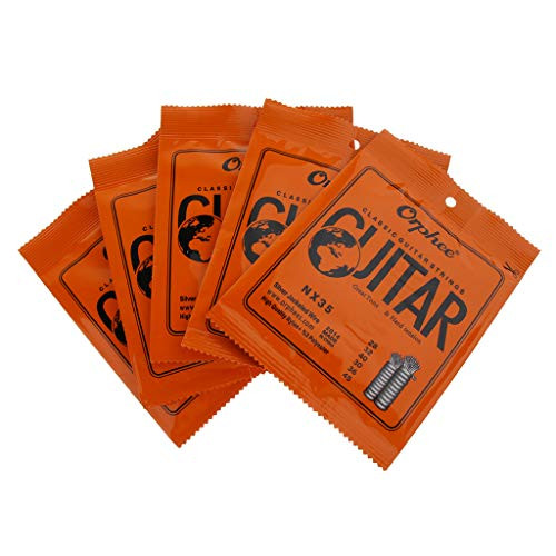 N-A 6 String Classical Guitar Strings E-B-G-D-A-E for Music Lover Gift 5 Sets - 1 as described