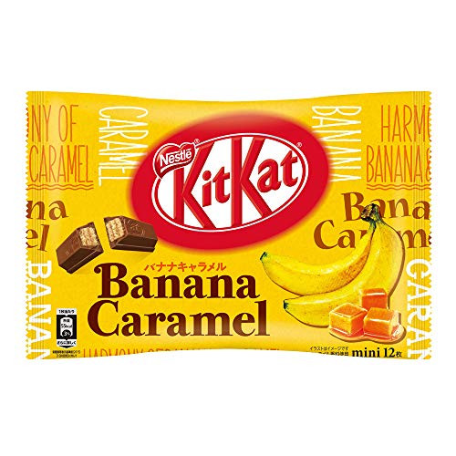 Nestle Japan Kit Kat Banana Caramel -12 mini bars-