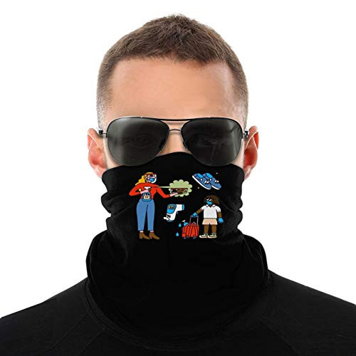 Baby It's C.O.V.I.D Outsid Neck Gaiter Balaclava Face Mask Cover Scarf Bandana Headwear for Men Women White