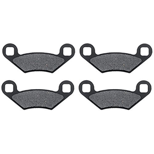 KMG Front Brake Pads Compatible with 2008-2011 Polaris 500 Sportsman Touring H.O. - Non-Metallic Organic NAO Brake Pads Set