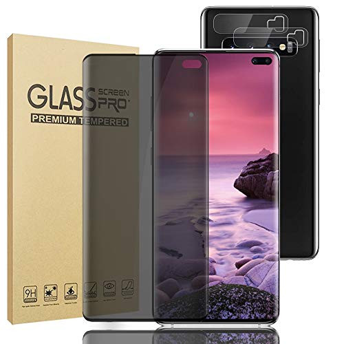 -1 plus2- S10 Plus Privacy Screen Protector Tempered Glass plus Camera Lens Protector-Anti-Spy--9H Hardness--Touch Sensitive--Full Coverage--Case Friendly-Screen Protector for Samsung Galaxy S10 plus -6.4"- -1 plus2- S10 Plus Privacy Screen Protector Tempered Glass plus Camera Lens Protector-Anti-Spy--9H Hardness--Touch Sensitive--Full Coverage--Case Friendly-Screen Protector for Samsung Galaxy S10 plus -6.4"-