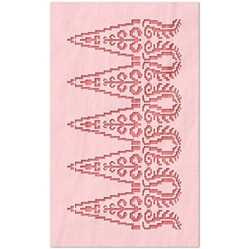 Stencil Stop Angular Triangle Pattern Stencil - Reusable for DIY Projects Painting Drawing Crafts - 14 Mil Mylar Plastic -3.25 x 6 inches-