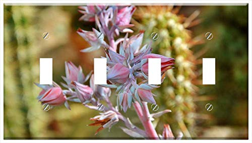 Switch Plate 4 Gang Toggle - Cactus Spur Blossom Bloom Bloom Green Prickly 7 Switch Plate 4 Gang Toggle - Cactus Spur Blossom Bloom Bloom Green Prickly 7