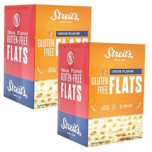 Gluten Free Flat Bread Kosher for Passover 7 Oz -Onion 2-Pack-