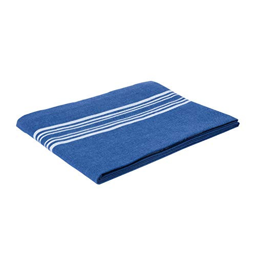 Yourtablecloth Striped Table Runner -Nautical Blue 14 x 108-