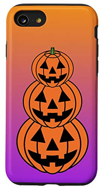 iPhone SE -2020- - 7 - 8 Cute Vintage Halloween Lover Pumpkins Jack O Lantern Pumpkin Case