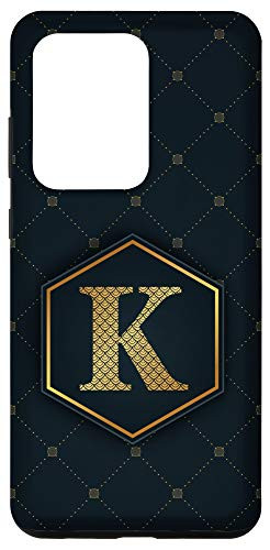 Galaxy S20 Ultra Letter K phone case Geometric pattern Chic Alphabet K Case