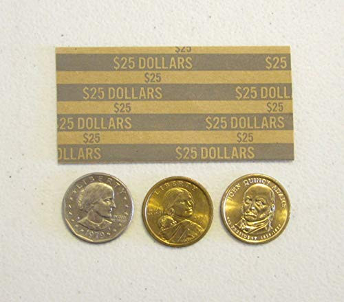 200 Coin Wrappers for Presidential Dollars SACAGAWEA Dollar and Susan B. Anthony 200 Coin Wrappers for Presidential Dollars SACAGAWEA Dollar and Susan B. Anthony