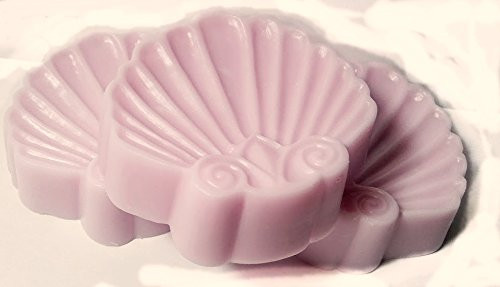 Seashell Carnation Scent Shea Butter Goat Milk Soap - Set of 3
